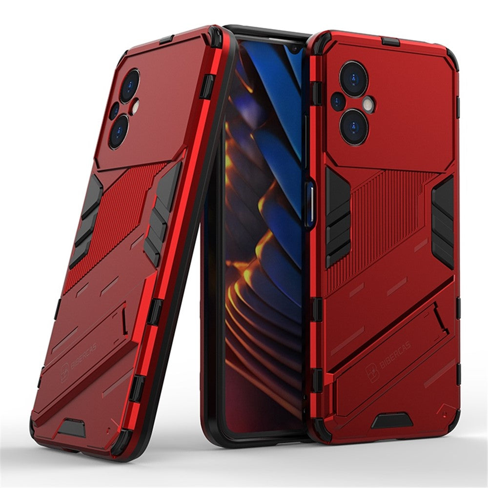 For Xiaomi Poco M4 5G Shockproof Kickstand Case Hybrid Hard PC Soft TPU Protective Phone Cover