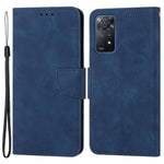 Xiaomi Redmi Note 11 Pro 4G (MediaTek) / 5G (Qualcomm) Fallskyddande läderfodral i enfärgat läderfodral med stativ och skyddande slitstarkt fodral