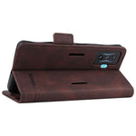 For Xiaomi Poco F4 GT/Redmi K50 Gaming PU Leather Side Magnetic Clasp Case Wallet Stand Hardware Design Phone Cover