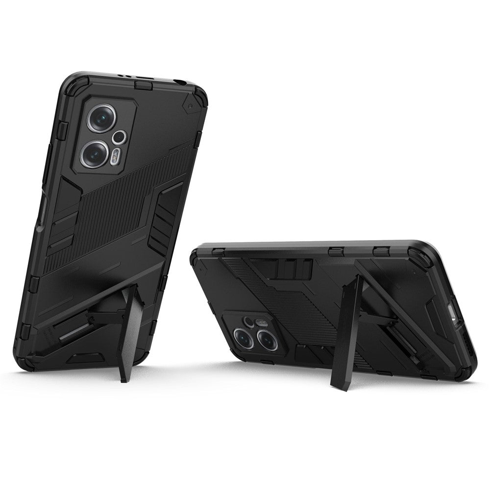 For Xiaomi Redmi Note 11T Pro 5G / Note 11T Pro+ 5G / Poco X4 GT 5G / Redmi K50i 5G Kickstand Case PC Soft TPU Cover
