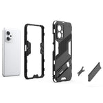 For Xiaomi Redmi Note 11T Pro 5G / Note 11T Pro+ 5G / Poco X4 GT 5G / Redmi K50i 5G Kickstand Case PC Soft TPU Cover