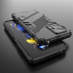 For Xiaomi Redmi Note 11T Pro 5G / Note 11T Pro+ 5G / Poco X4 GT 5G / Redmi K50i 5G Kickstand Case PC Soft TPU Cover