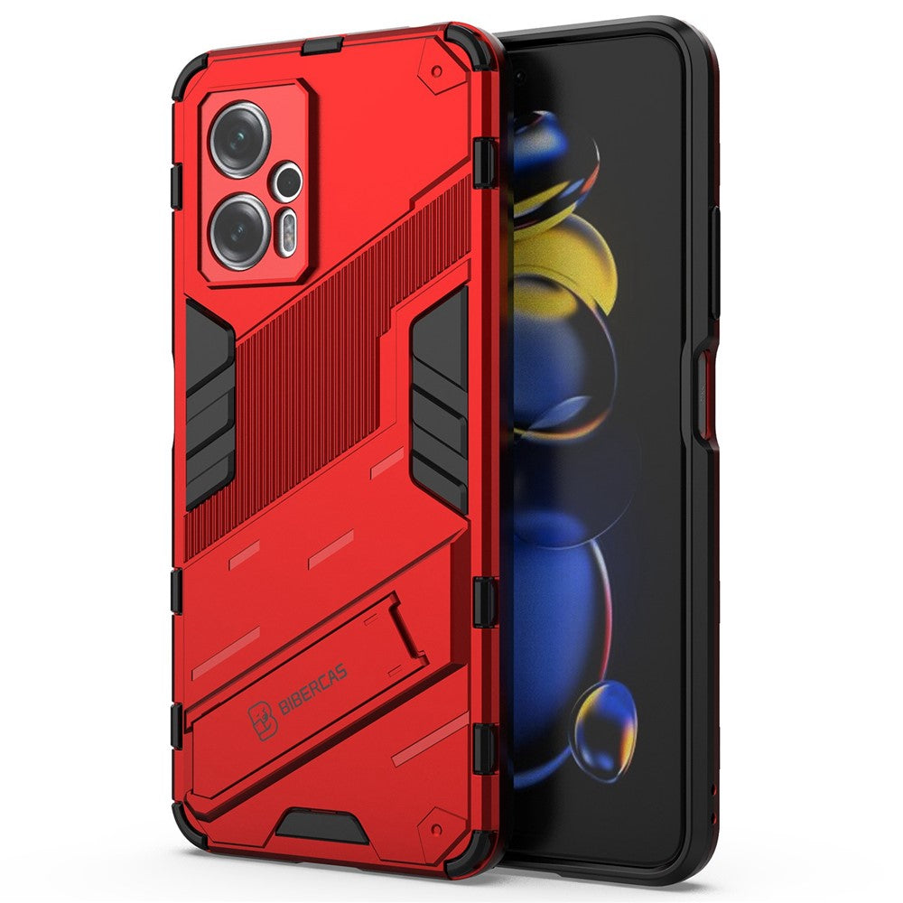 For Xiaomi Redmi Note 11T Pro 5G / Note 11T Pro+ 5G / Poco X4 GT 5G / Redmi K50i 5G Kickstand Case PC Soft TPU Cover