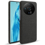 For Xiaomi 12S Ultra 5G Anti-shock Phone Case Solid Color Cloth Fabric Well-protected Mobile Phone Cover