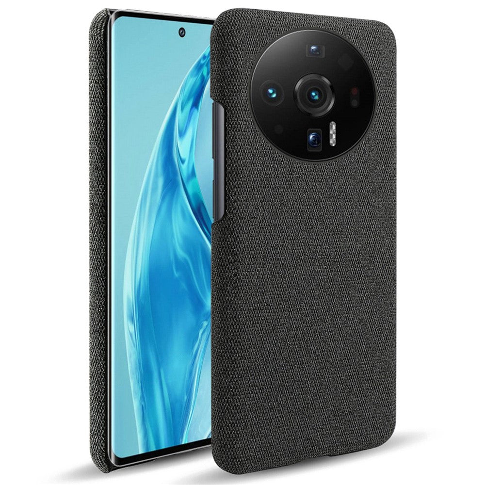 Xiaomi 12S Ultra 5G Stötsäkert mobilskal Enfärgat Tygväv Välskyddat Mobilmobilskal
