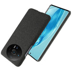 For Xiaomi 12S Ultra 5G Anti-shock Phone Case Solid Color Cloth Fabric Well-protected Mobile Phone Cover