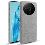 For Xiaomi 12S Ultra 5G Anti-shock Phone Case Solid Color Cloth Fabric Well-protected Mobile Phone Cover