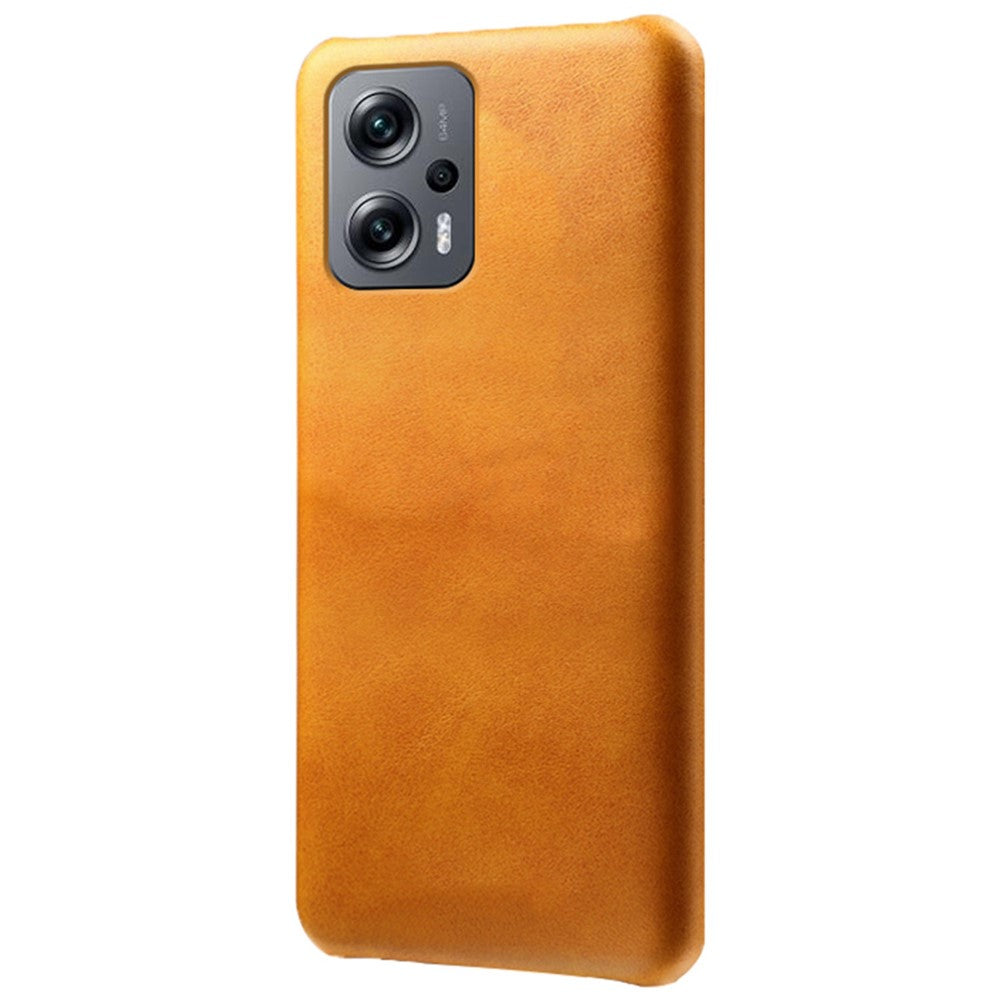 Xiaomi Redmi Note 11T Pro 5G / Note 11T Pro+ 5G / Note 12T Pro 5G / Poco X4 GT 5G / Redmi K50i 5G, slitstarkt, stötdämpande, texturerat PU-läderbeläggning, mobilskal med hårt PC-skal på insidan