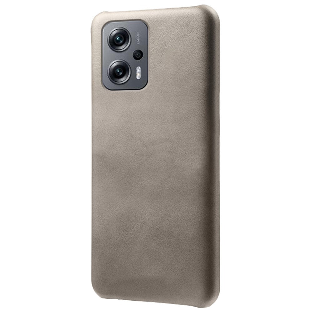 Xiaomi Redmi Note 11T Pro 5G / Note 11T Pro+ 5G / Note 12T Pro 5G / Poco X4 GT 5G / Redmi K50i 5G, slitstarkt, stötdämpande, texturerat PU-läderbeläggning, mobilskal med hårt PC-skal på insidan