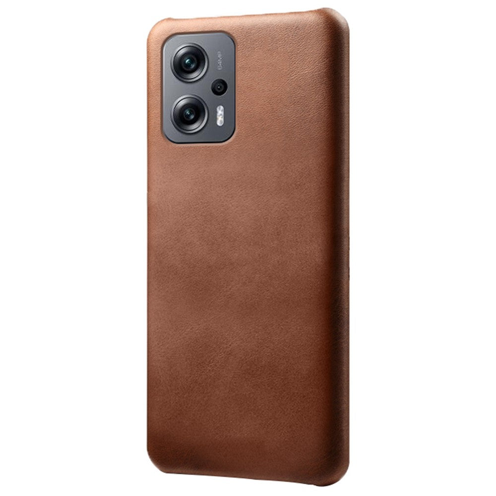 Xiaomi Redmi Note 11T Pro 5G / Note 11T Pro+ 5G / Note 12T Pro 5G / Poco X4 GT 5G / Redmi K50i 5G, slitstarkt, stötdämpande, texturerat PU-läderbeläggning, mobilskal med hårt PC-skal på insidan