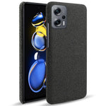 Xiaomi Redmi Note 11T Pro 5G / Note 11T Pro+ 5G / Note 12T Pro 5G / Poco X4 GT 5G / Redmi K50i 5G mobilskal enfärgat slitstarkt tygtyg fallsäkert mobilskal