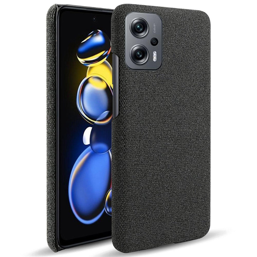 Xiaomi Redmi Note 11T Pro 5G / Note 11T Pro+ 5G / Note 12T Pro 5G / Poco X4 GT 5G / Redmi K50i 5G mobilskal enfärgat slitstarkt tygtyg fallsäkert mobilskal