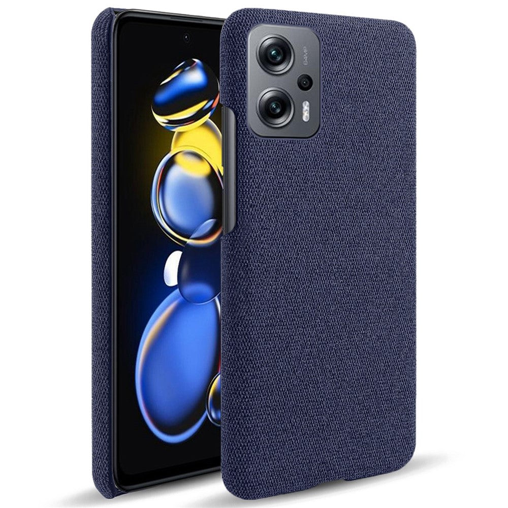 Xiaomi Redmi Note 11T Pro 5G / Note 11T Pro+ 5G / Note 12T Pro 5G / Poco X4 GT 5G / Redmi K50i 5G mobilskal enfärgat slitstarkt tygtyg fallsäkert mobilskal
