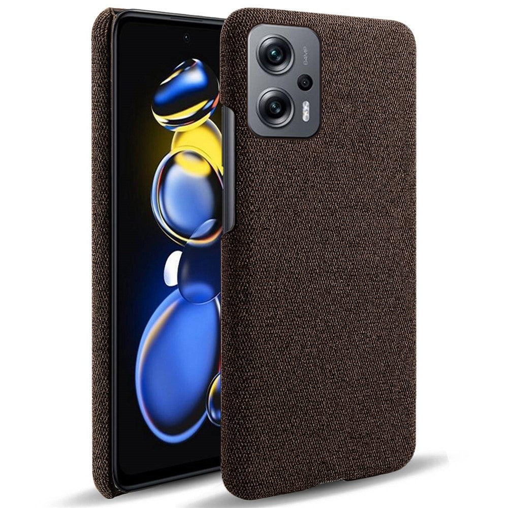 Xiaomi Redmi Note 11T Pro 5G / Note 11T Pro+ 5G / Note 12T Pro 5G / Poco X4 GT 5G / Redmi K50i 5G mobilskal enfärgat slitstarkt tygtyg fallsäkert mobilskal