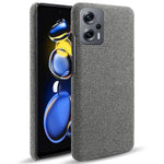 Xiaomi Redmi Note 11T Pro 5G / Note 11T Pro+ 5G / Note 12T Pro 5G / Poco X4 GT 5G / Redmi K50i 5G mobilskal enfärgat slitstarkt tygtyg fallsäkert mobilskal
