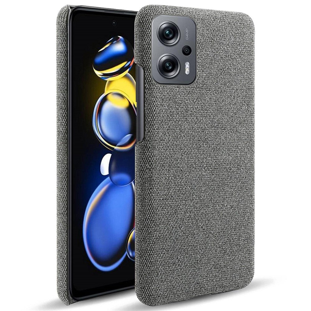 Xiaomi Redmi Note 11T Pro 5G / Note 11T Pro+ 5G / Note 12T Pro 5G / Poco X4 GT 5G / Redmi K50i 5G mobilskal enfärgat slitstarkt tygtyg fallsäkert mobilskal