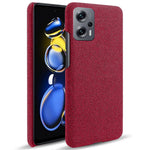 Xiaomi Redmi Note 11T Pro 5G / Note 11T Pro+ 5G / Note 12T Pro 5G / Poco X4 GT 5G / Redmi K50i 5G mobilskal enfärgat slitstarkt tygtyg fallsäkert mobilskal