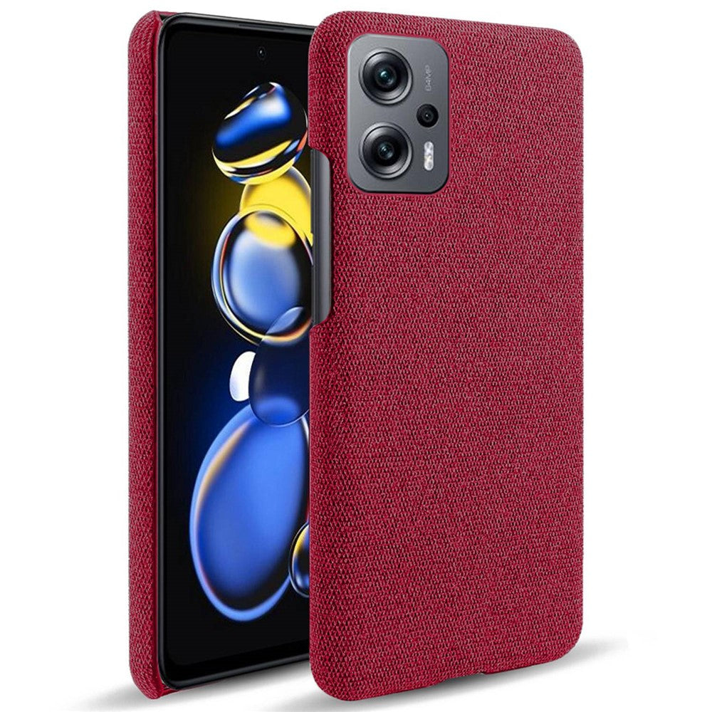 Xiaomi Redmi Note 11T Pro 5G / Note 11T Pro+ 5G / Note 12T Pro 5G / Poco X4 GT 5G / Redmi K50i 5G mobilskal enfärgat slitstarkt tygtyg fallsäkert mobilskal