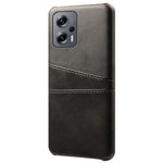 For Xiaomi Redmi Note 11T Pro 5G / Note 11T Pro+ 5G / Note 12T Pro 5G / Poco X4 GT 5G / Redmi K50i 5G Anti-shock Mobile Phone Case with Dual Card Slots PU Leather Coated Hard PC Shell