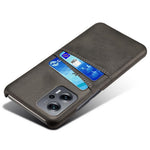 For Xiaomi Redmi Note 11T Pro 5G / Note 11T Pro+ 5G / Note 12T Pro 5G / Poco X4 GT 5G / Redmi K50i 5G Anti-shock Mobile Phone Case with Dual Card Slots PU Leather Coated Hard PC Shell
