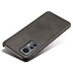 For Xiaomi 12 Lite 5G Wear-resistant Calf Textured PU Leather Coating Hard PC Anti-drop Mobile Phone Case Cover