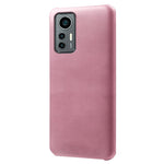 For Xiaomi 12 Lite 5G Wear-resistant Calf Textured PU Leather Coating Hard PC Anti-drop Mobile Phone Case Cover