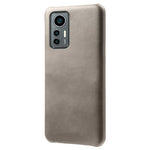 For Xiaomi 12 Lite 5G Wear-resistant Calf Textured PU Leather Coating Hard PC Anti-drop Mobile Phone Case Cover