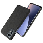 For Xiaomi 12 Lite 5G Non-slip Phone Case Solid Color Wear-resistant Cloth Fabric Drop-proof Phone Cover
