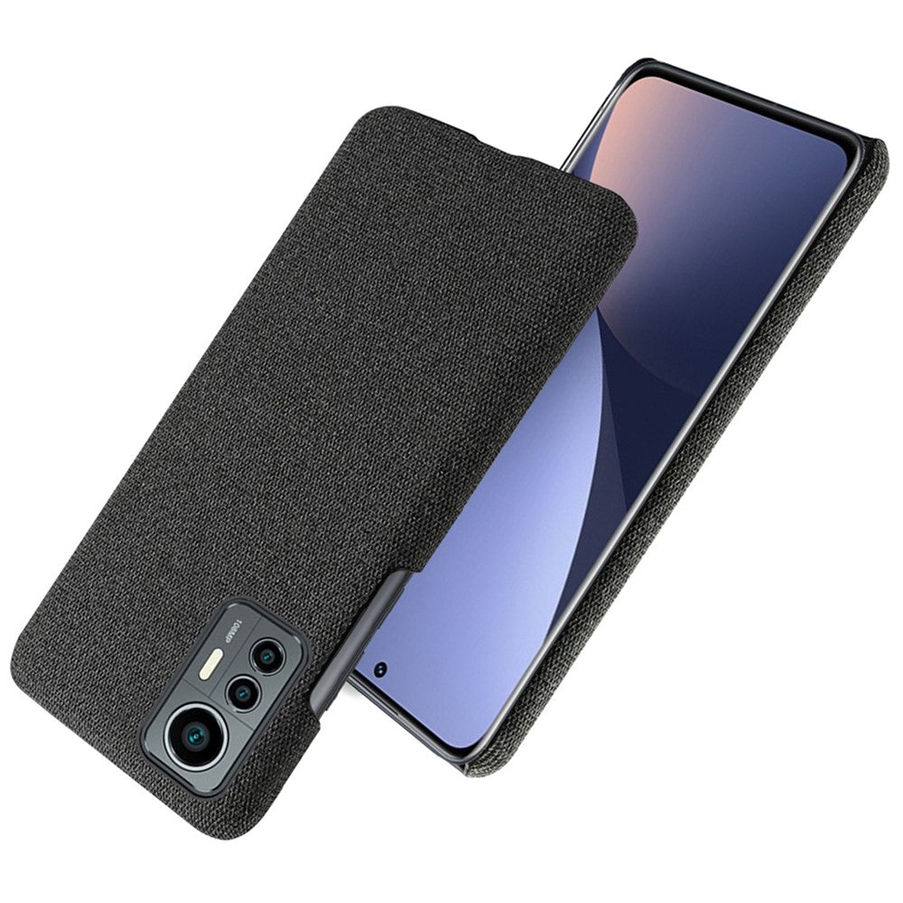 Xiaomi 12 Lite 5G Halkfritt mobilskal Enfärgat Slitstarkt tyg Tyg Fallsäkert mobilskal