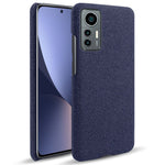 For Xiaomi 12 Lite 5G Non-slip Phone Case Solid Color Wear-resistant Cloth Fabric Drop-proof Phone Cover