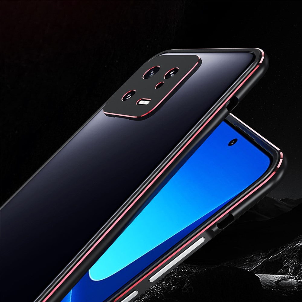 For Xiaomi 13 Pro 5G Metal Frame Phone Case with Camera Lens Cover Heat Dissipation Phone Cover