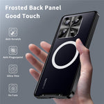 Xiaomi 13 Pro 5G Magnetiskt mobilskal Metallkant TPU Bakre Linsskydd Matt mobilskal