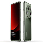 For Xiaomi 13 Ultra Anti-Scratch Phone Case PU Leather+Metal Frame Slim Shell with Camera Lens Cover