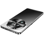 For Oppo Find X6 Pro Magnetic Phone Case Electroplating Metal Frame Matte Back Cover with Lens Protector