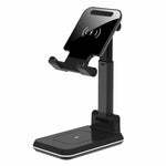 2-in-1 Wireless Charger Stand 10W Foldable Fast Charging Phone Earphone Station Dock