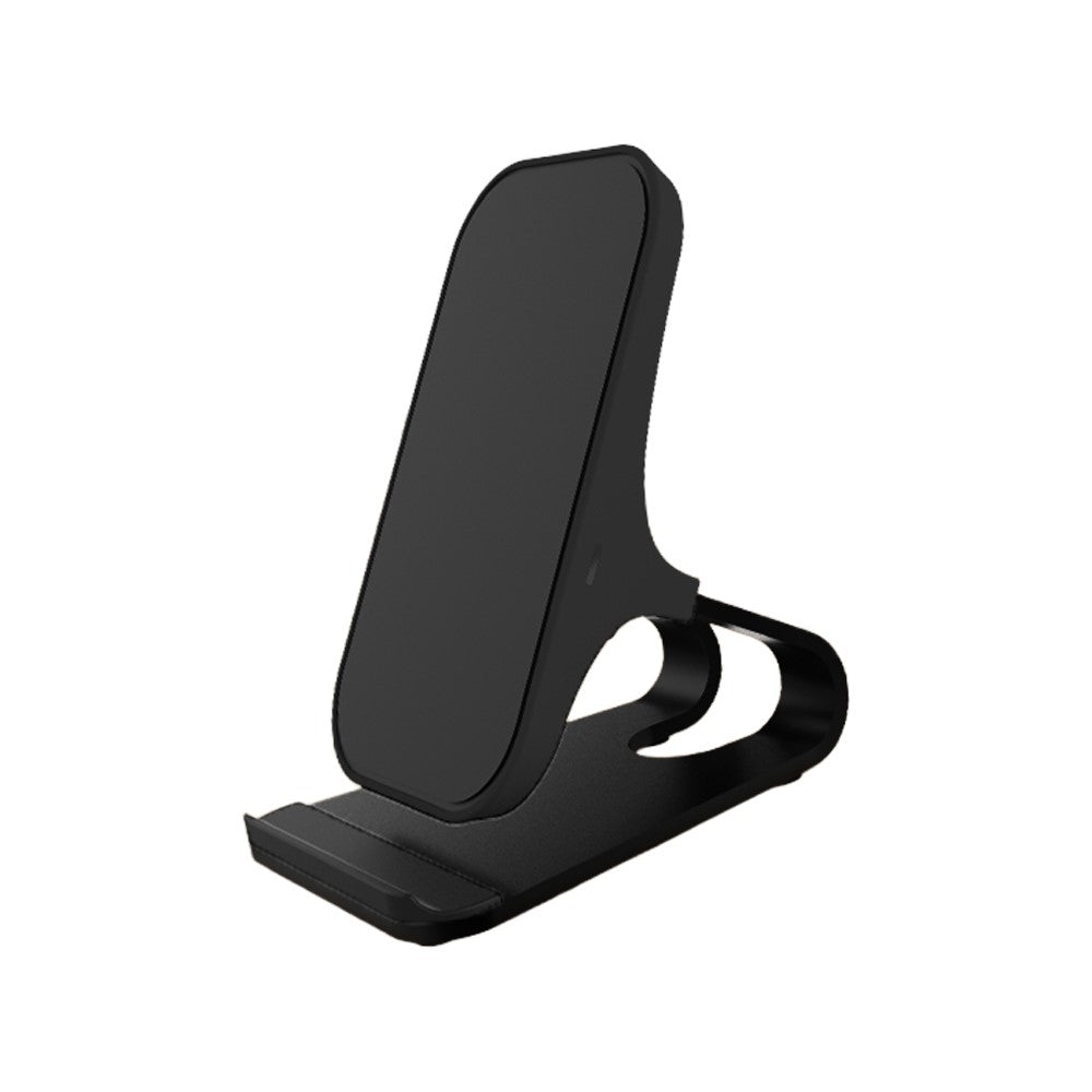 Trådløs opladerbeslag i aluminiumslegering, Qi-standard hurtigopladningsstanderholder