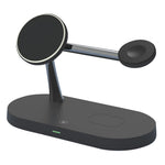 T268 5-i-1 magnetisk trådløs oplader til iPhone / Apple Watch / AirPods Opladningsstation