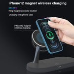 T268 5-i-1 magnetisk trådløs oplader til iPhone / Apple Watch / AirPods Opladningsstation
