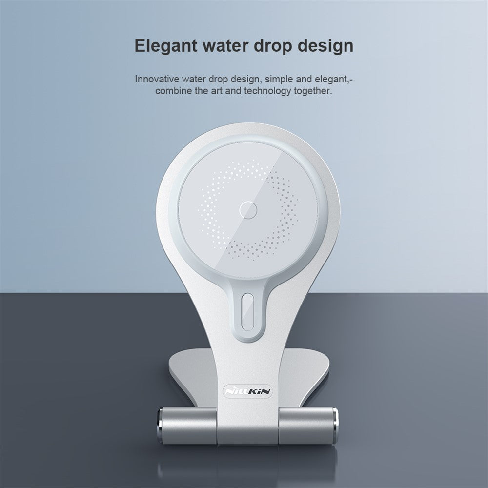 NILLKIN NKT11 Foldable Magnetic Wireless Fast Charger Phone Charging Stand Mount for iPhone