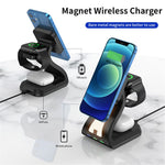 H20 Magnetic Wireless Charger Multifunction Phone Stand Wireless Charging Cellphone Charging Stand