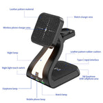 H20 Magnetic Wireless Charger Multifunction Phone Stand Wireless Charging Cellphone Charging Stand