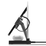 F22 15W 4-i-1 trådløs MagSafe-oplader til iPhone 12 / 13 / 14 / serie / Apple Watch / AirPods Pro / Apple Pencil Bærbar Opladerstander Multifunktionel Sammenfoldelig Opladerdock (CE)
