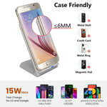 Z2 15W Wireless Charger Fast Charging Mobile Phone Cradle Stand for iPhone Samsung Huawei Xiaomi