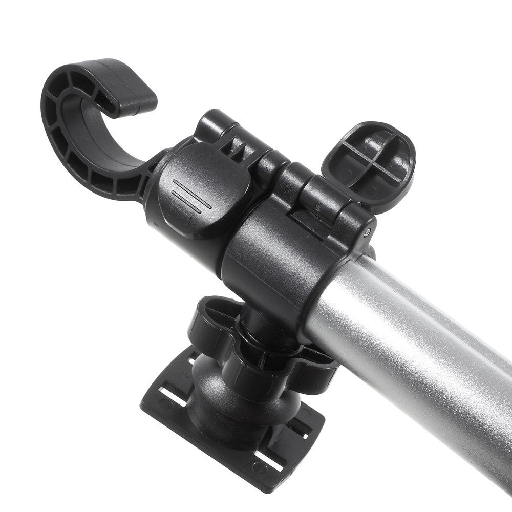 H55-1 Universal 360 Degree Rotating Car Headrest Mount Extendable 2-End Hooks Car Mount Holder for 7-11" Tablets
