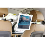 H55-1 Universal 360 Degree Rotating Car Headrest Mount Extendable 2-End Hooks Car Mount Holder for 7-11" Tablets