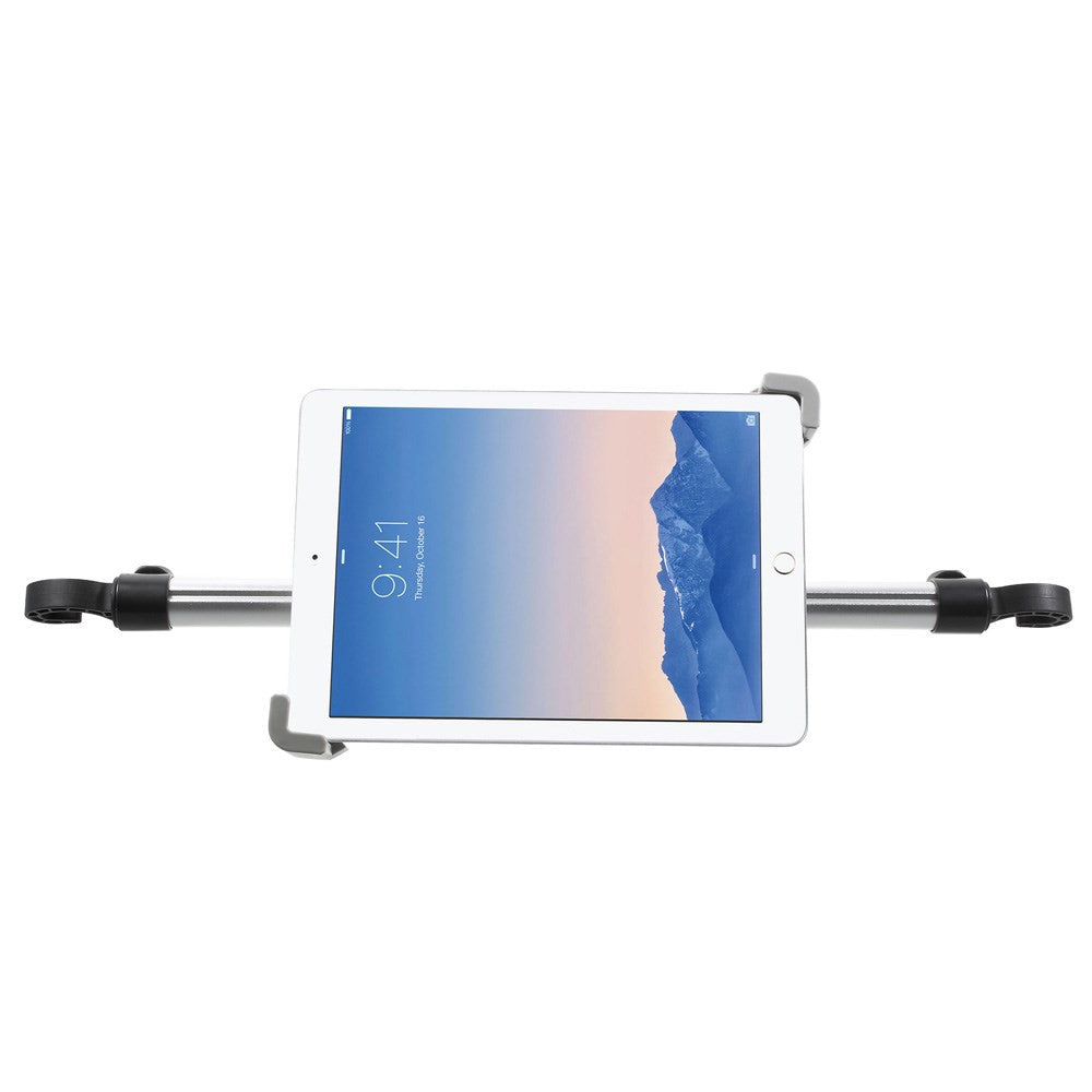 H55-1 Universal 360 Degree Rotating Car Headrest Mount Extendable 2-End Hooks Car Mount Holder for 7-11" Tablets