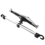 H55-1 Universal 360 Degree Rotating Car Headrest Mount Extendable 2-End Hooks Car Mount Holder for 7-11" Tablets