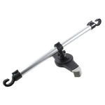 H55-1 Universal 360 Degree Rotating Car Headrest Mount Extendable 2-End Hooks Car Mount Holder for 7-11" Tablets