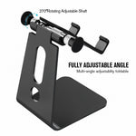 For 3.5-8 inch Phone Tablet Portable 270° Rotating Foldable Aluminum Stand Phone Holder Bracket