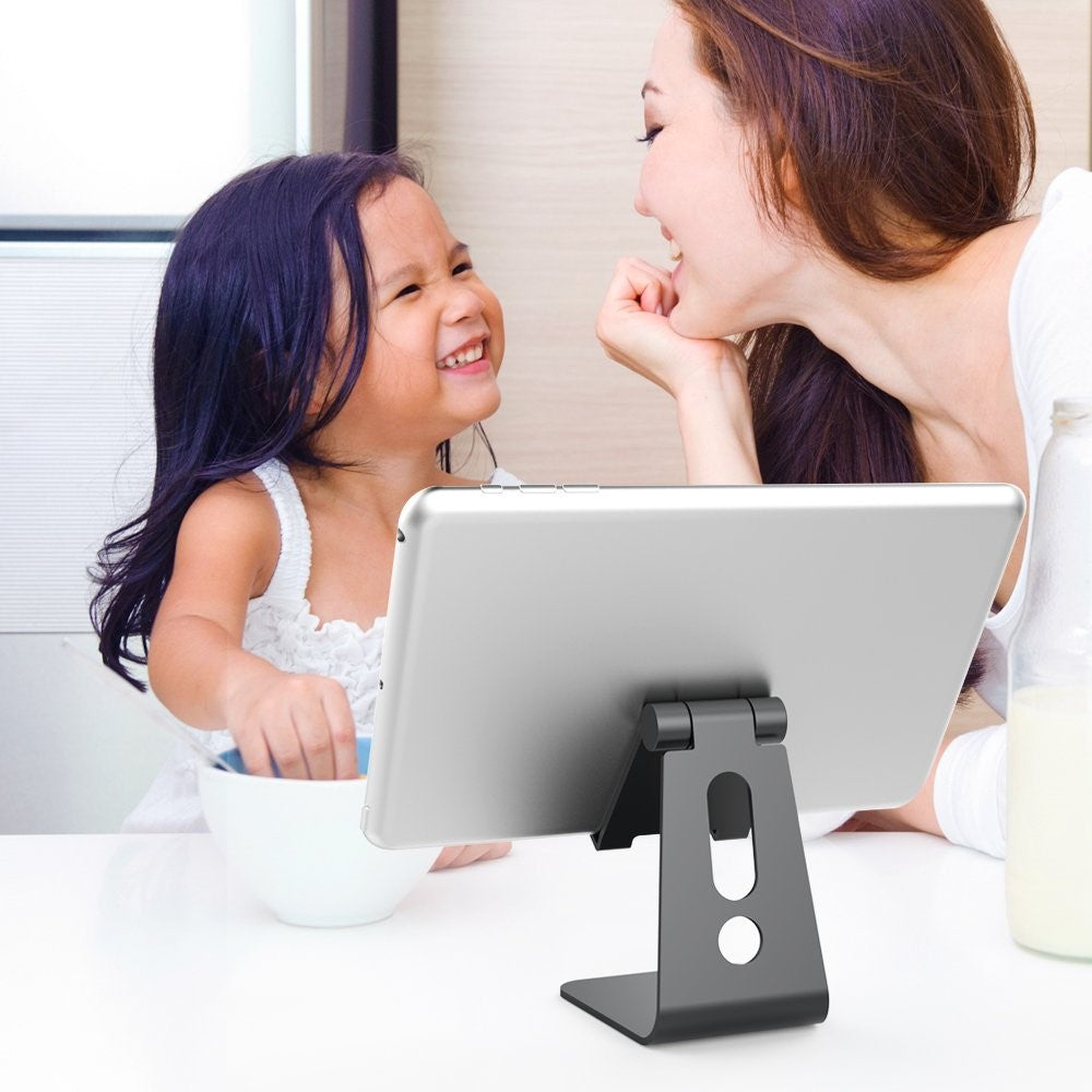 For 3.5-8 inch Phone Tablet Portable 270° Rotating Foldable Aluminum Stand Phone Holder Bracket